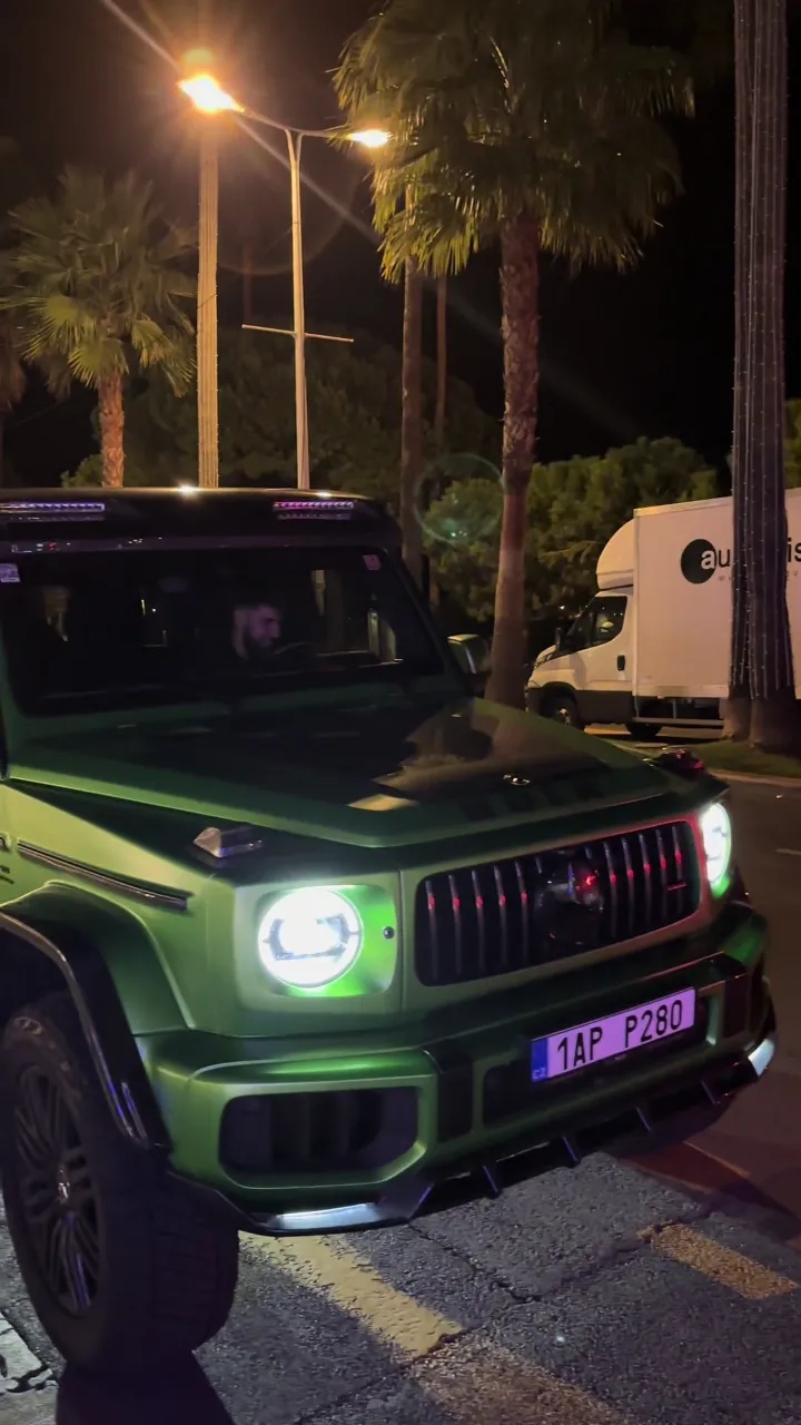 Mercedes-AMG G63 de nuit à Nice